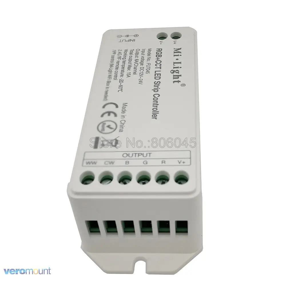 FUT045 DC12V 24V 15A Mi. Светильник 2 4G Беспроводной RGB + CCT Цвет Temepreature регулируемый