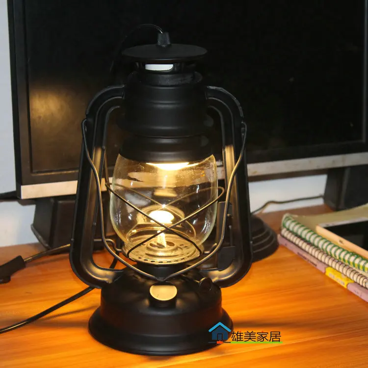 Керосиновая лампа для нордической мебели новая фонарик персонализированная в
