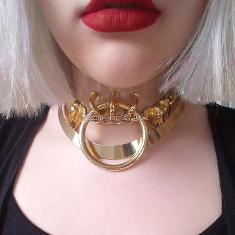 Модное женское ожерелье-чокер в стиле панк-рок | Украшения и аксессуары