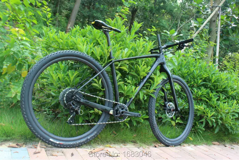 Полностью углеродная рама mtb горный велосипед велосипедная Рама 142x12 через ось и