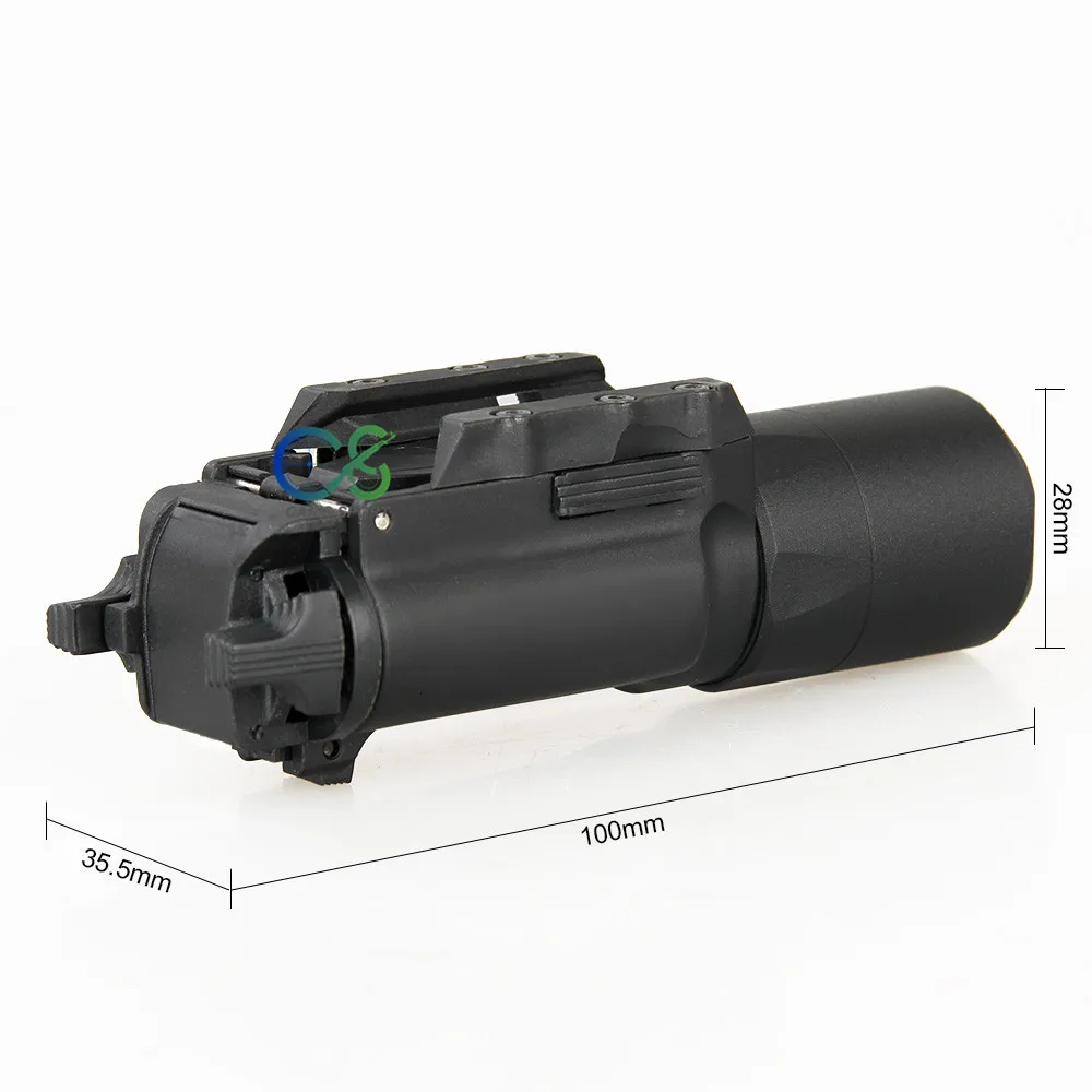 TRIJICON тактический фонарь X300 ультра светодиодный пистолет оружие фонарь для охоты стрельба gs15-0040
