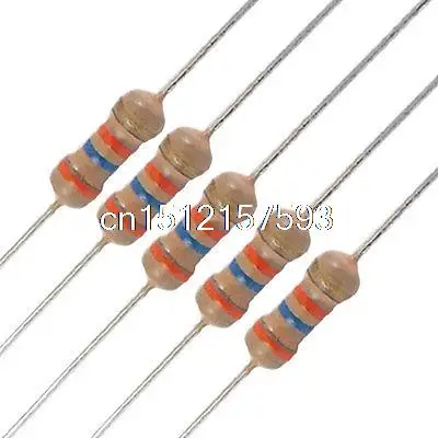 100 x 1 / 4 Вт 250 В 36 К ом осевая снабжении углеродные пленочные резисторы|resistor smd|resistor