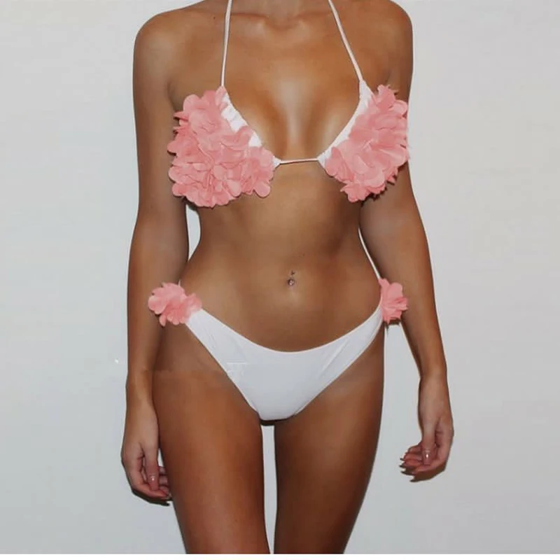 2019 новый набор с бикини для женщин Купальники пуш ап затененные сплошной