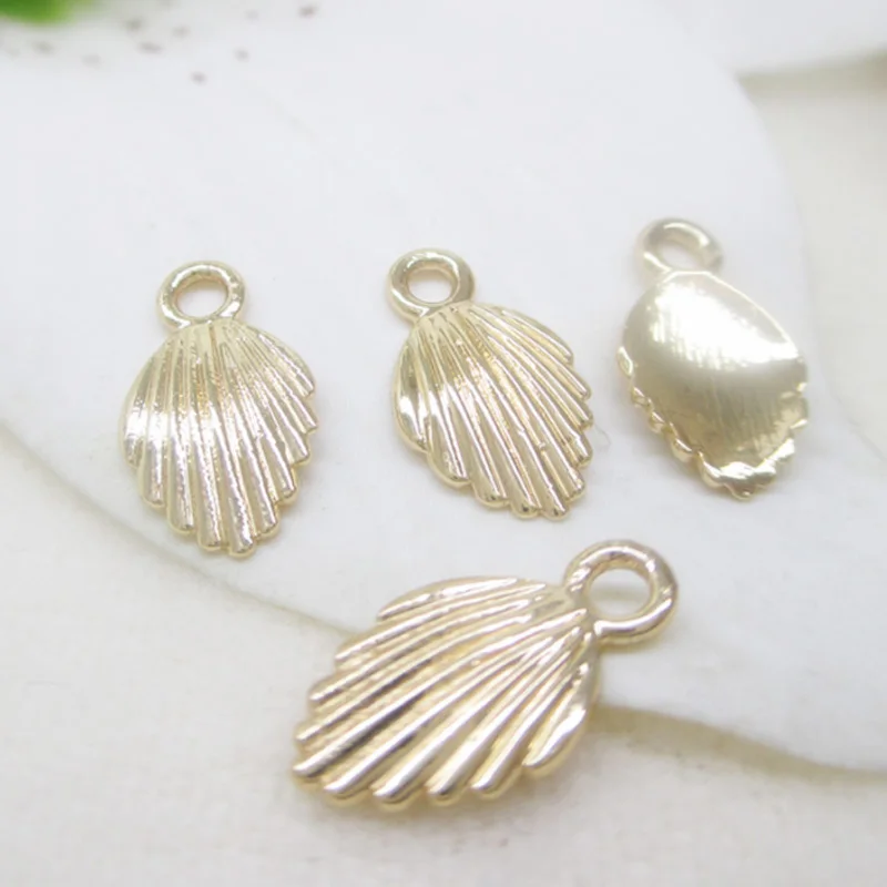 K цвет золотистый гравированный Подвеска из морской раковины медный корпус