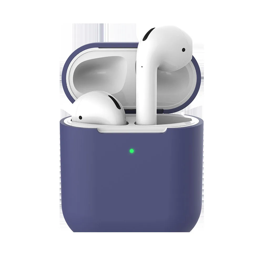 Для airpods iPad Air 2 силиконовый чехол Беспроводной Bluetooth наушники для i60 наушники-вкладыши tws с i10 наушники-вкладыши tws с i9s i7s i70 i80 i90 i100 i200 - Цвет: zhanlanTC2dai