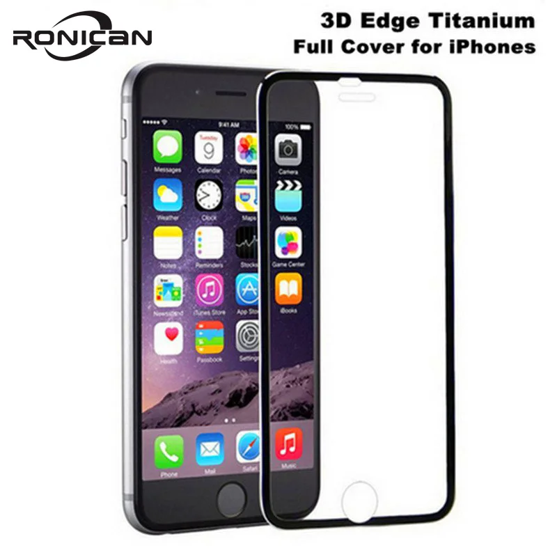 Защитное стекло для iphone 6 6s Plus X XS 3D полное покрытие закаленное 7 8 5 se защитная