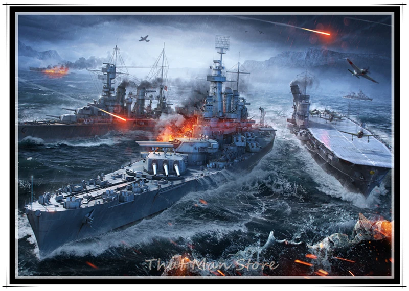 Корабли World of warship WOWS корабль морского флота боевая игра украшение для дома