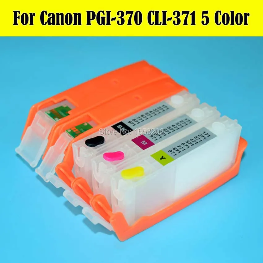 5 цветов/Набор для Canon PGI 370 CLI 371 картридж с чернилами PIXMA MG5730 принтера чипом