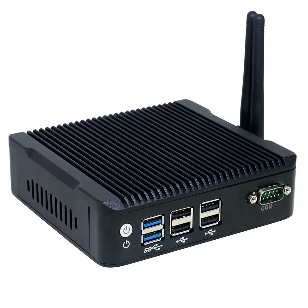N9 Мини ПК с Intel Celeron N3160 четырехъядерный 1,6 ГГц двойной Lan одноплатный компьютер для офиса