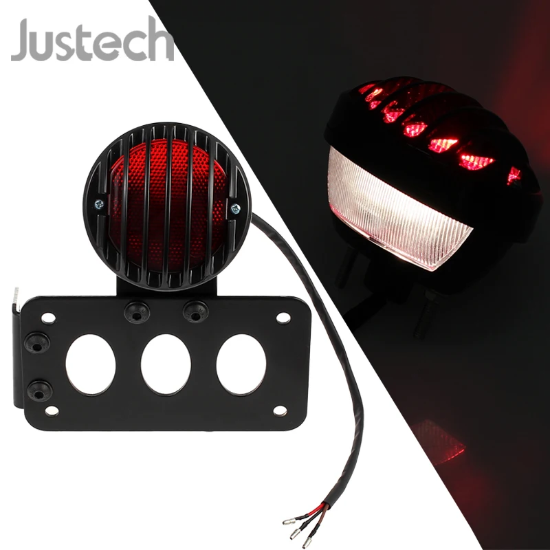 Justech 1 шт. Боковое крепление задний стоп светильник подставка для номерного знака