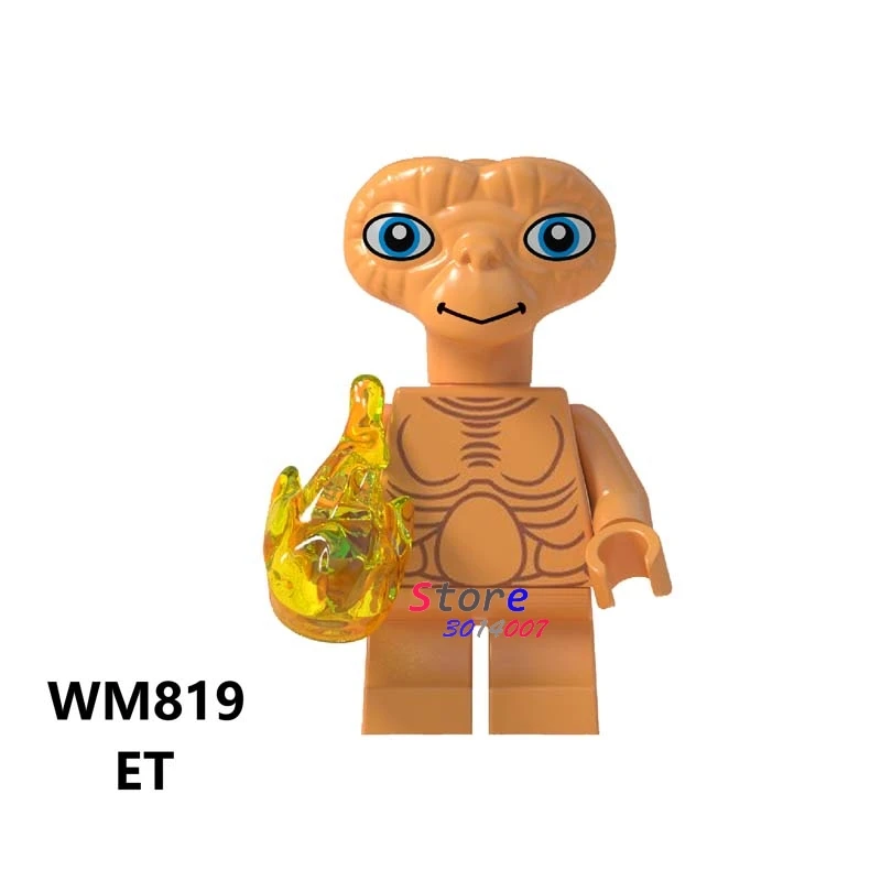 WM819 Одна история игрушек 4 Базз Лайтер Вуди Джесси Даки Бо Peep Duke Caboom Alien Hamm Sonic строительные блоки - Цвет: WM819