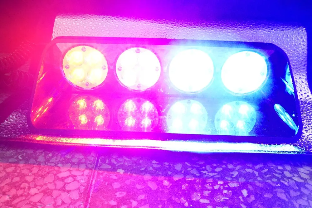 16 Вт крутой автомобильный мигающий светодиодный сигнальный стробоскоп DC12V