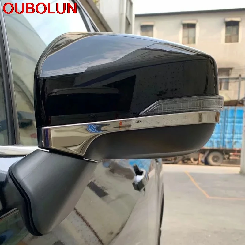 Внешние аксессуары OUBOLUN для Subaru Forester SK 2018 2019 боковая дверь стикер зеркала заднего