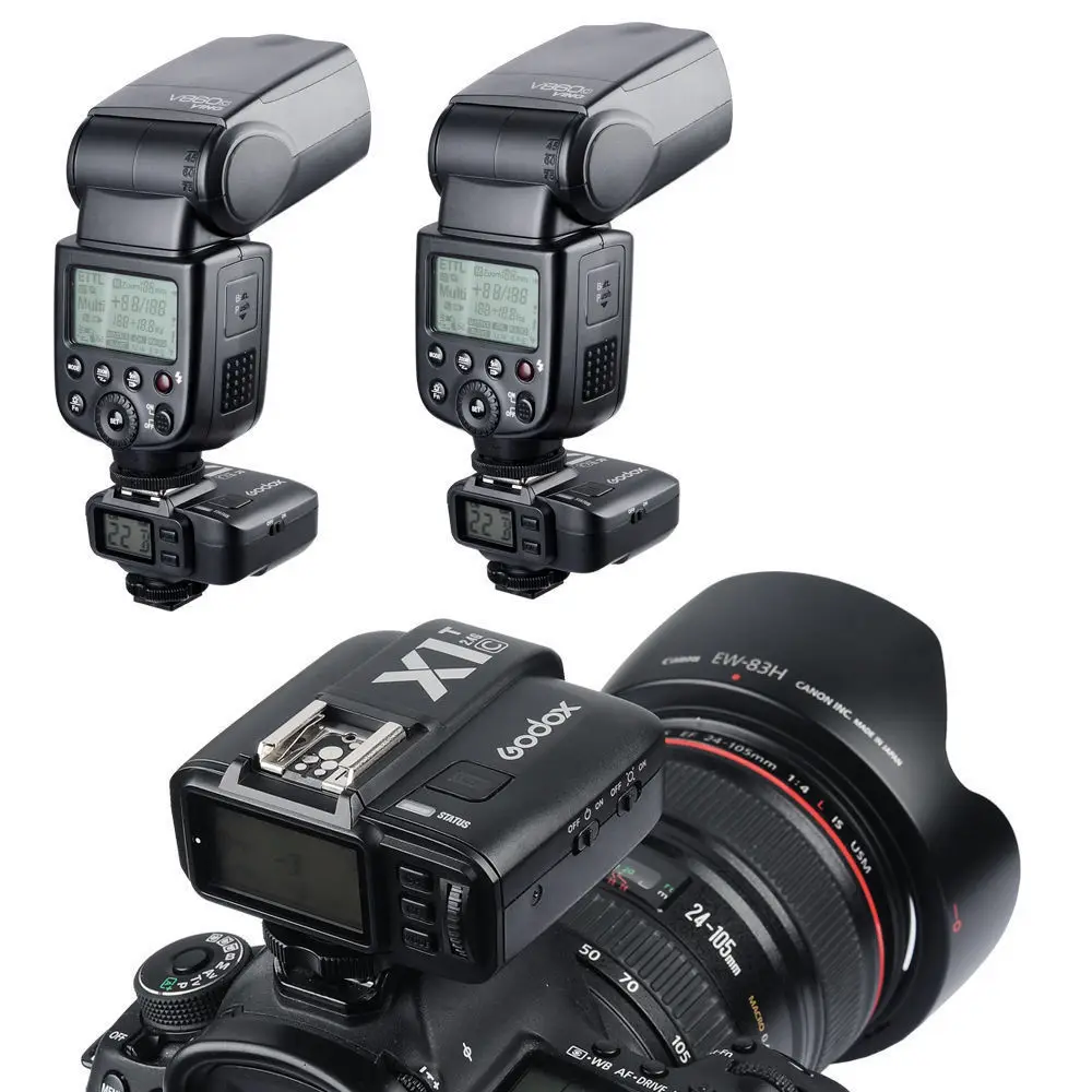 Беспроводной ЖК-передатчик Godox X1C E-TTL II 2 4G HSS 1/8000 s 32 канала триггерный передатчик +