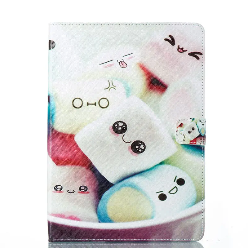 Модный чехол с рисунком для Apple, iPad 9,7 5th 6th Generation Funda, чехол s A1822 A1954, чехол-подставка+ стилус+ пленка - Цвет: A015