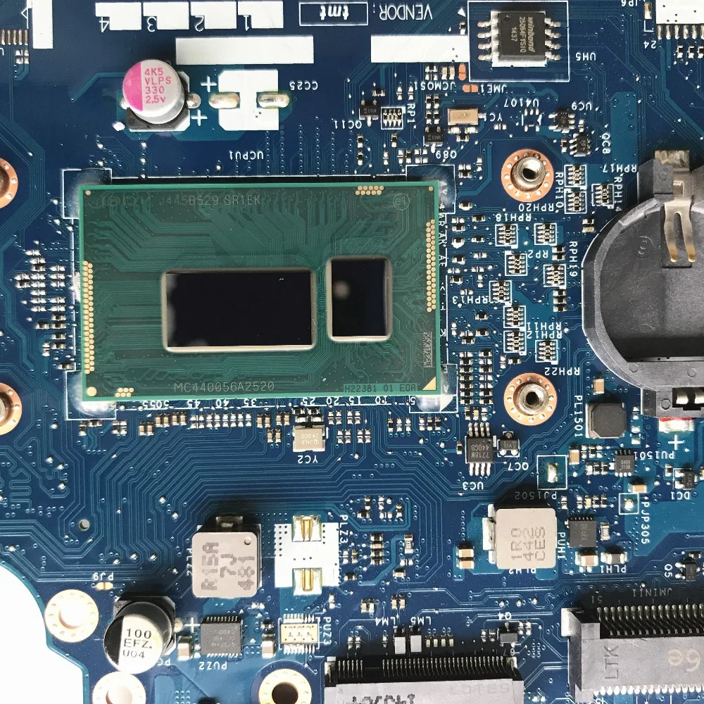 Материнская плата для ноутбука HP 450 G2 782951 601 501 001 LA B181P с процессором SR1EK i3 4005u MB 100%
