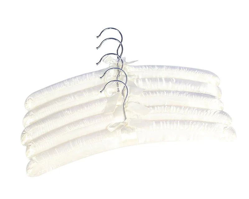 Белый цвет Пастельная сатиновая одежда платье рубашка блузка вешалка (20