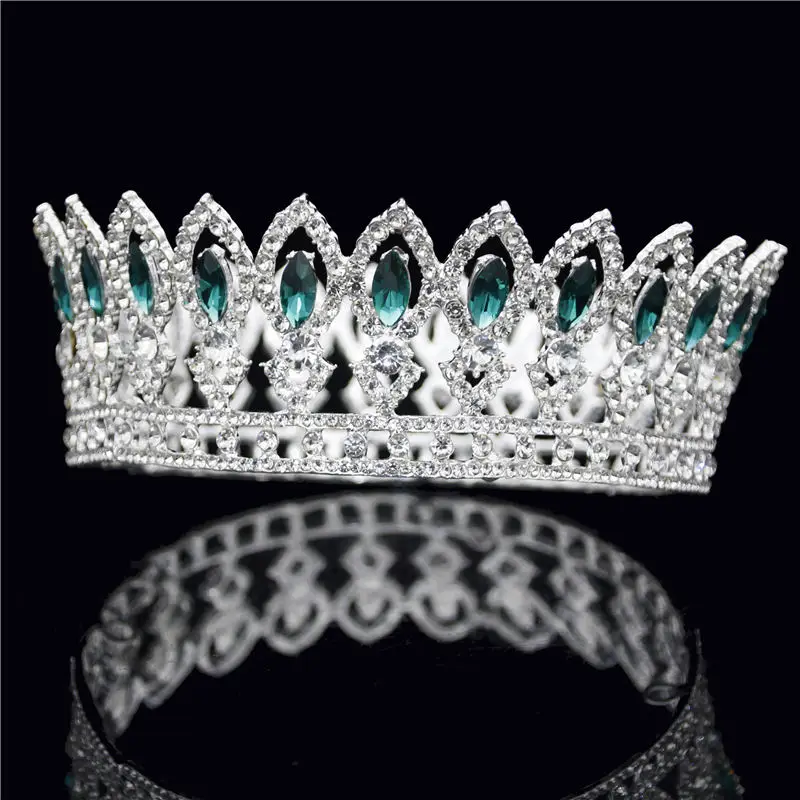 Baroque Vintage Bride Crown Wedding Diadem Queen King Tiaras and Crowns Headbands Prom Party Hair Jewelry Accessories | Украшения и
