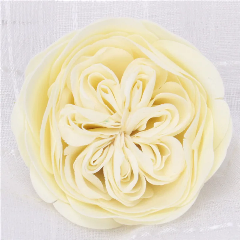White 4 шт./партия, искусственный цветок, голова Остина, мыло, гигантское мыло, цветок, подарок на день Святого Валентина, Свадебный, домашний, Рождественский Декор, Роза - Цвет: White