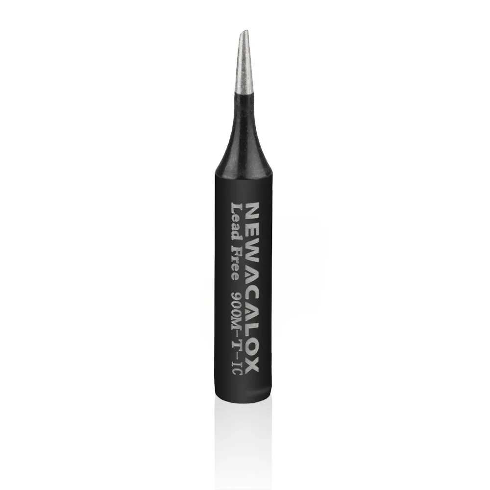 NEWACALOX 16 шт./лот бессвинцовый черный металлический паяльник 900-T для Hakko Rework паяльная станция наборы инструментов