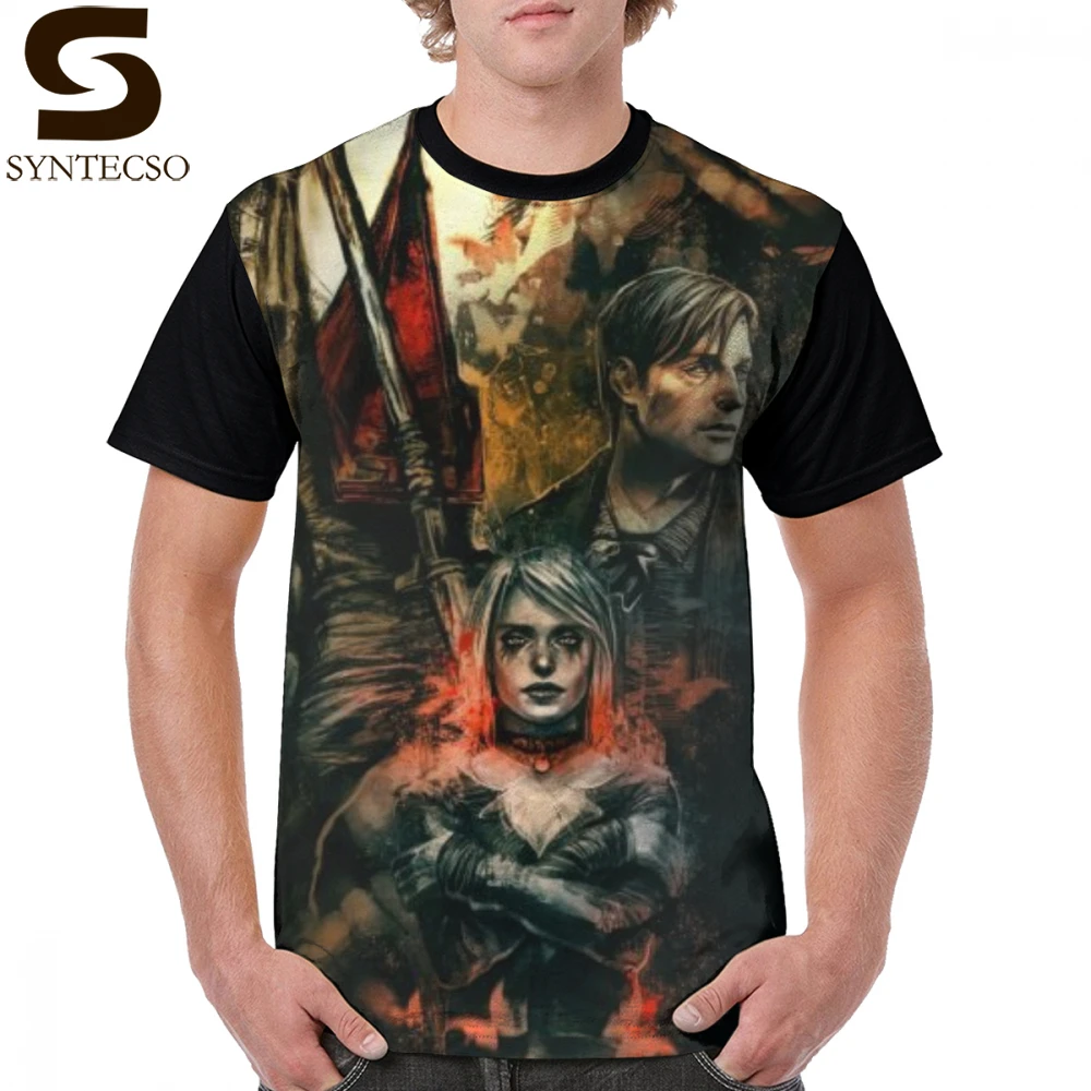 Футболка Silent Hill 2 100 процентный полиэстер 6xl|Мужские футболки| |