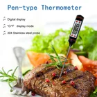 Цифровой термометр для мяса, для приготовления пищи, на кухне, для барбекю, для воды, молока, масла, жидкости, цифровой датчик температуры, термопара