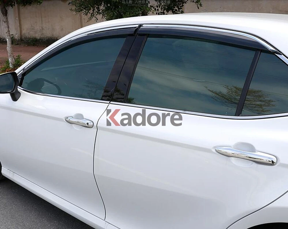 Для Toyota Camry автомобильные аксессуары, оконный козырек, защита от солнца, дождя, ветра, дефлектор, тент, щит, вентиляционная защита, накладка