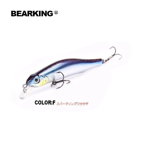 5 шт./лот приманки Bearking 10 разных цветов 80 мм/8 г шт. в партии разные цвета бесплатная