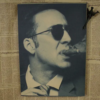 Плакат в стиле ретро из крафт бумаги постер звезда Джонни Депп/Леонардо/Брэд