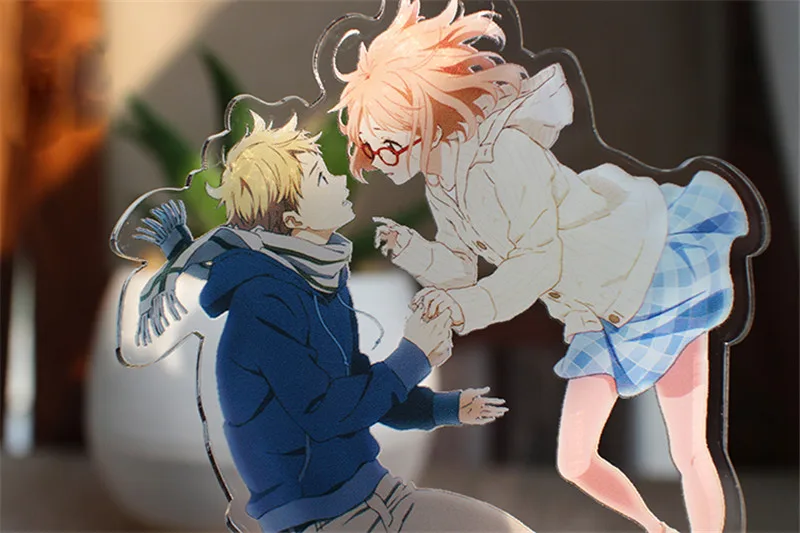 Аниме мультфильм Kyokai no kanata! Мирай Курияма Kanbara Akihito фигурка на акриловой подставке игрушка Хэллоуин косплей настольная фигурка