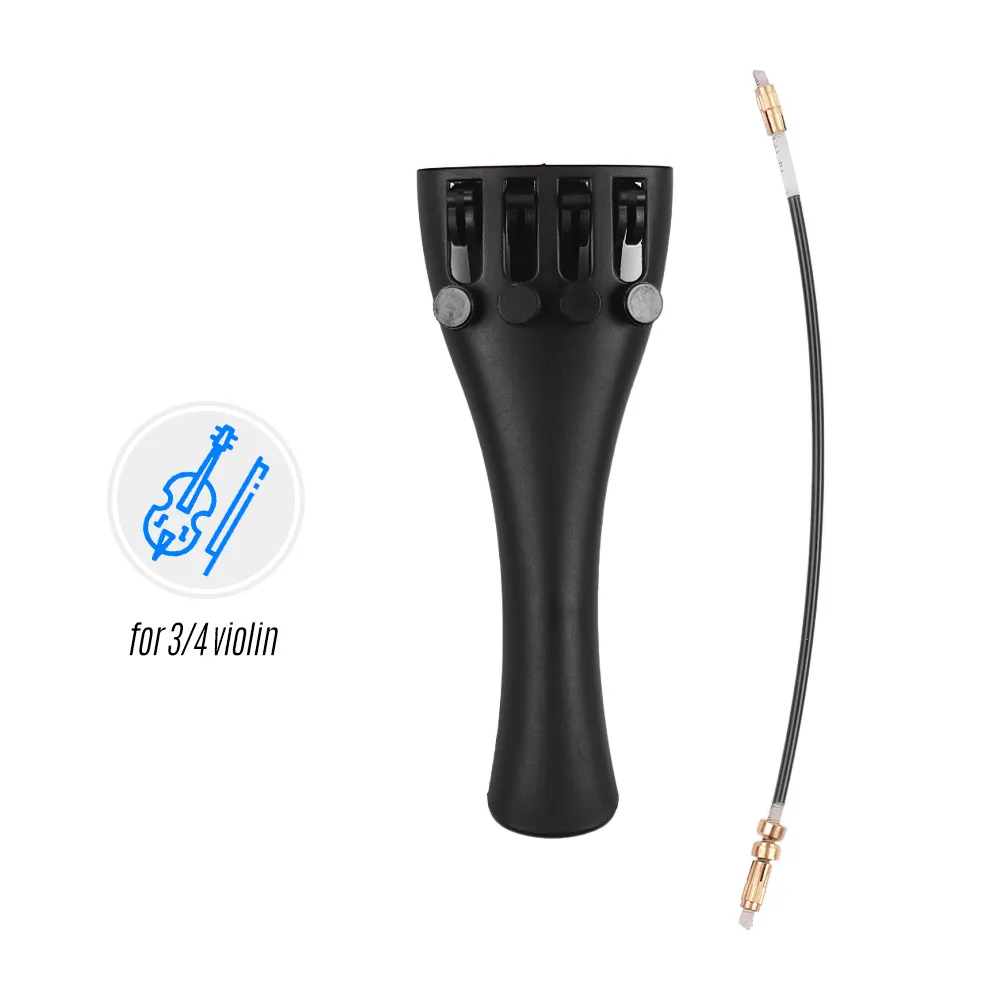 for 3 4 Violins Скрипка из углеродного волокна для скрипки 4/4 3/4 1/2 1/4 1/8 скрипки с четырьмя тонкими тюнерами и хвостовыми трубами для скрипки аксессуары - Цвет: for 3 4 Violins