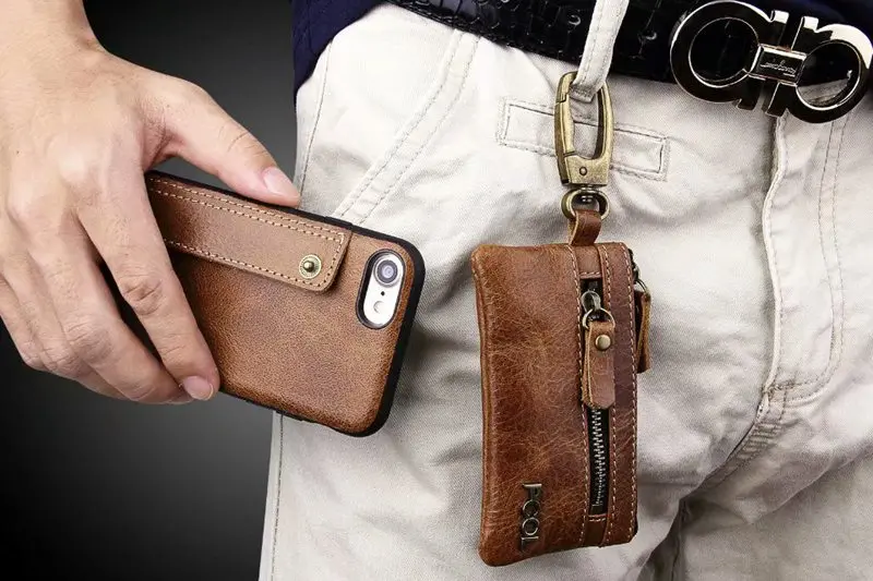 Чехол для Iphone 7 8 Plus, подвесной чехол на талию, чехол для Apple Funda Etui, роскошный кожаный кошелек, чехол для телефона, чехол, чехол, сумки