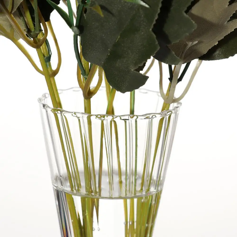 Стеклянные вазы для цветов 1 шт. декоративный центральный элемент дома или