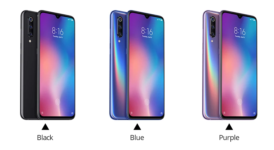 Глобальная версия Xiaomi mi 9 mi 9 смартфон 6,39 дюймов 6 ГБ ОЗУ 64 Гб ПЗУ Восьмиядерный процессор Snapdragon 855 48MP+ 16MP+ 12MP с тройными камерами