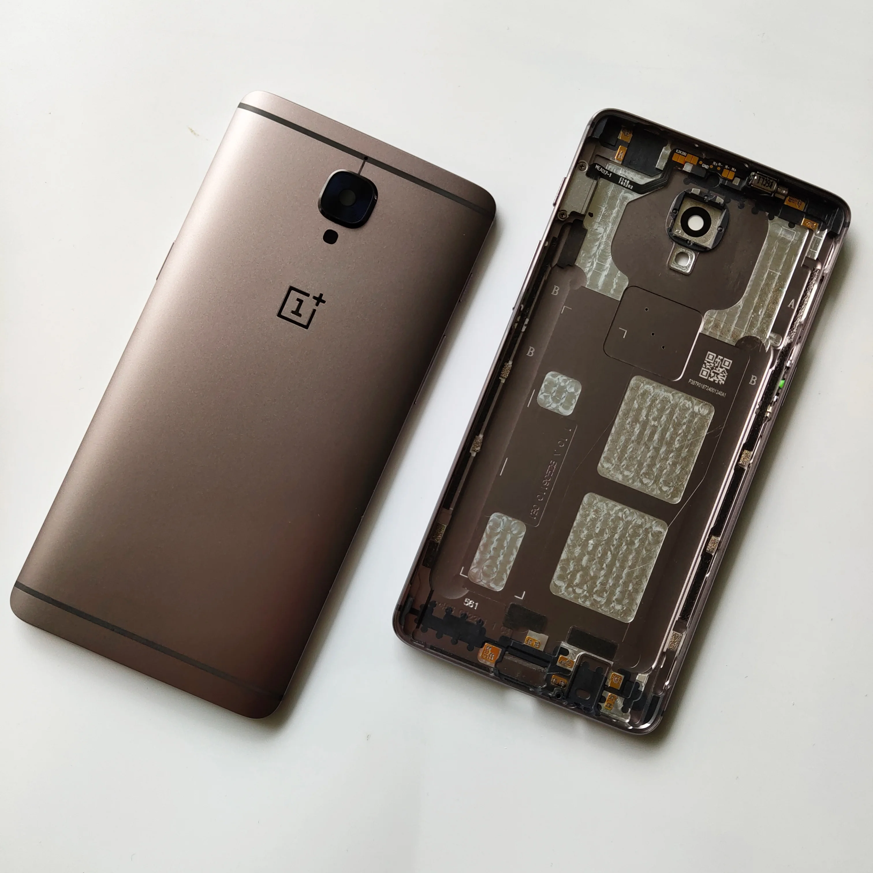 Оригинальный 5 дюймовый серый чехол для Oneplus 3 3T 1 + A3000 a3003 A3010 задняя крышка