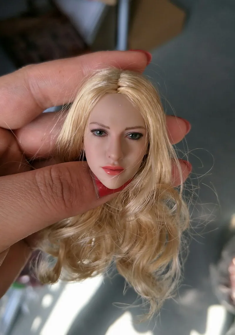 1/6 KT004 Европейская Женская Beauty Head Sculpt для 12 &quotженских тел|Игровые фигурки и