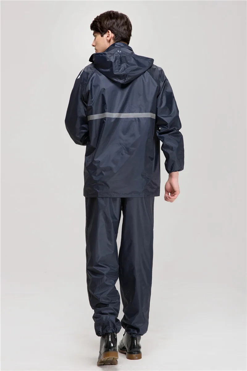 PALONY Водонепроницаемый непромокаемый дождевик женский и мужской костюм дождевик с капюшоном для мотоцикла плащ на открытом воздухе Кемпинг Рыбалка