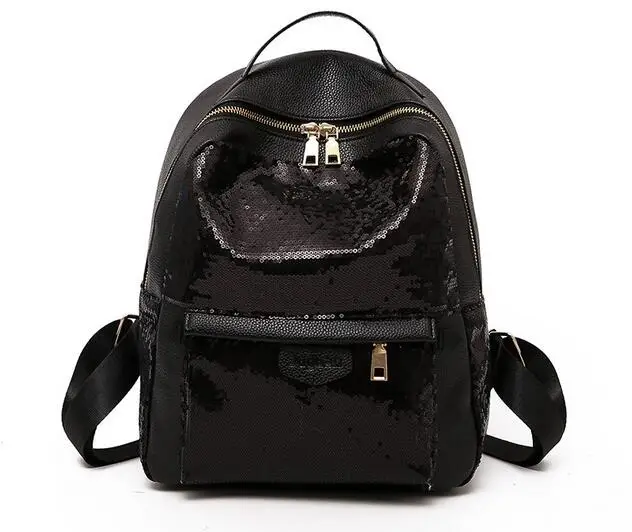 Однотонный рюкзак Joyloading в стиле преппи с блестками для девочек Детский