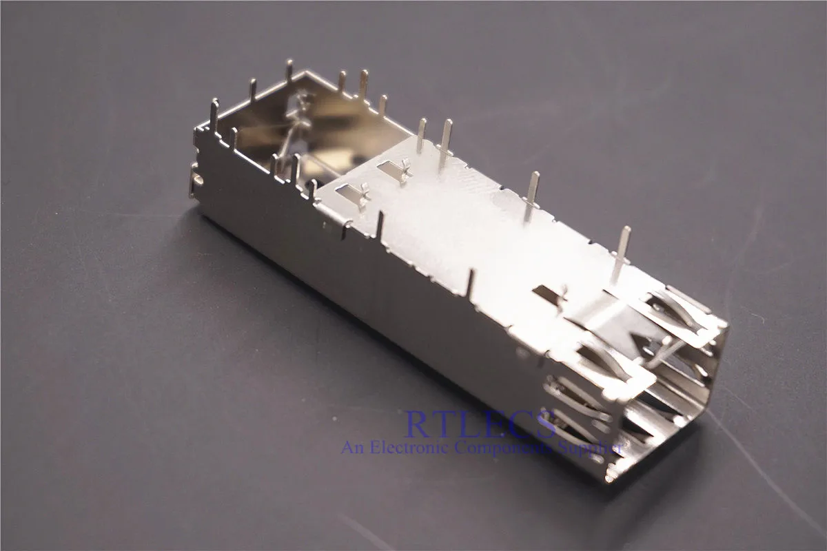 20 шт SFP клетка 1x1 пресс-Пригонка пайка на печатную монтажную плату под прямым