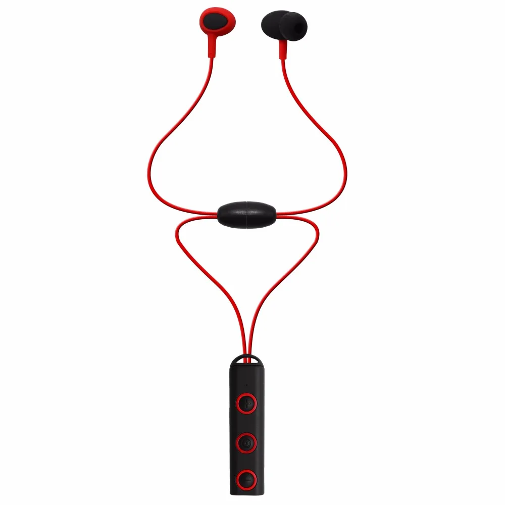 Спортивные бас Bluetooth наушники HiFi с микрофоном Магнитный наушник стерео