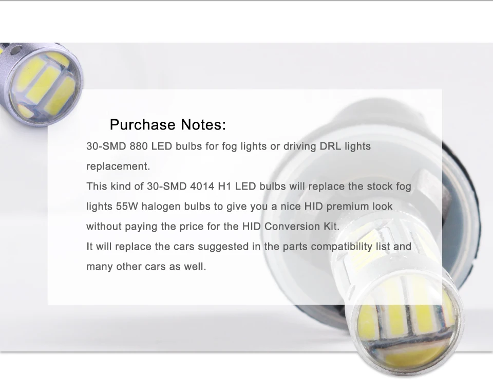 Gzkafolee h27 led 880 881 Автомобильные фары лампы Противотуманные фары 30 SMD 4014 белый желтый