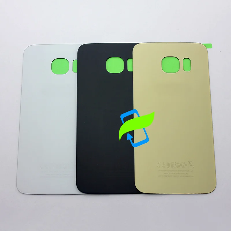 Новая задняя Батарея крышка Стекло дверные замки для samsung Galaxy S6 Edge Plus G920F G925F G928F чехол для задней части телефона для samsung S6 Edge