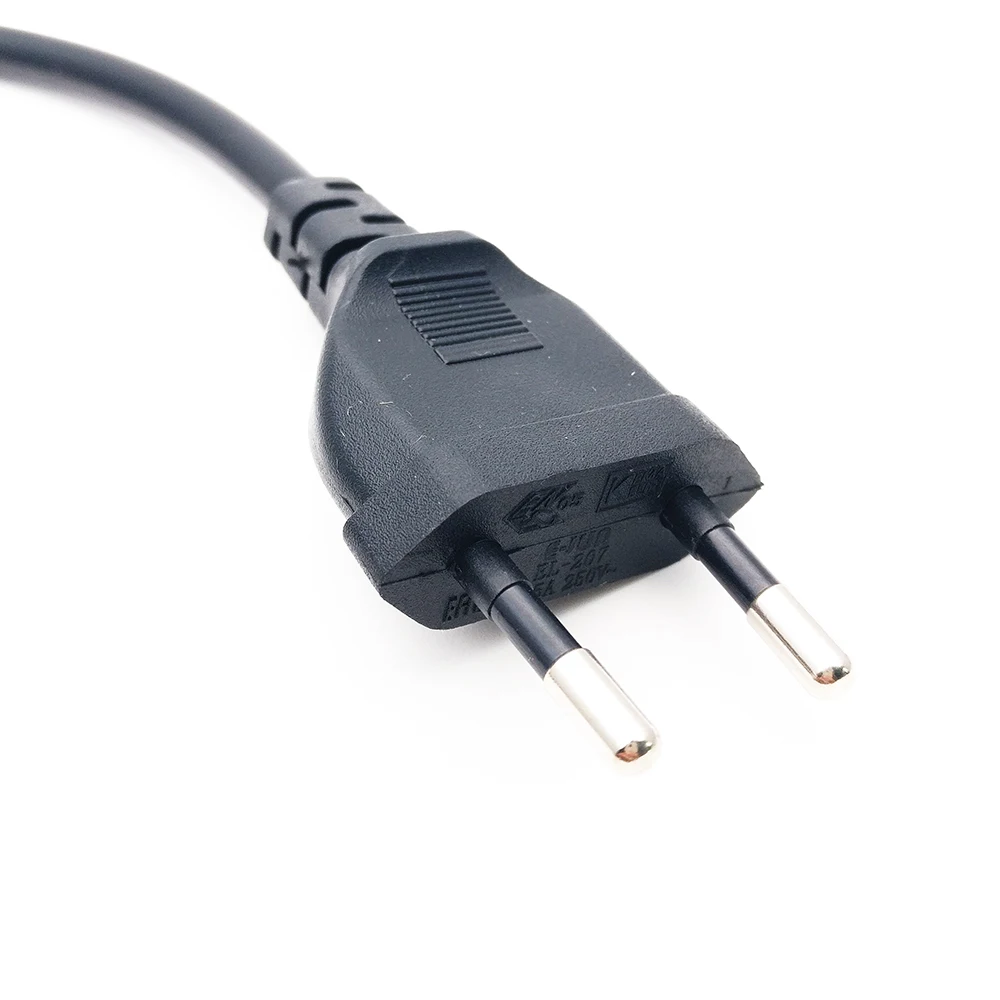 Адаптер питания Шнур кабель 30 см ЕС штекер 2 Pin штекер для IEC 320 C5 Micky для ноутбука Питание