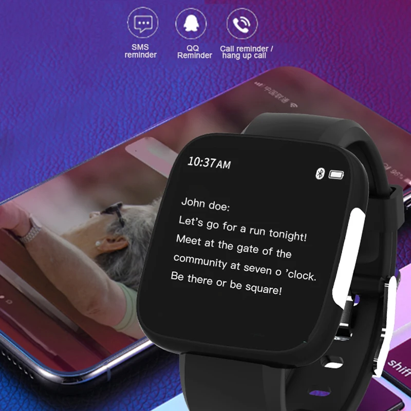 Смарт часы smartwatch ECG кровяное давление монитор сердечного ритма подключение