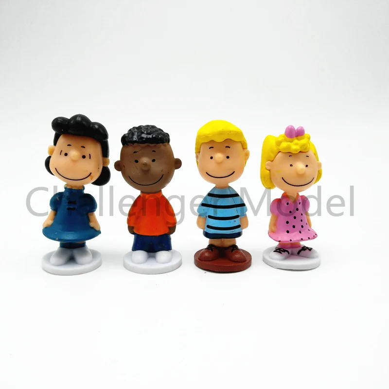 12 шт./компл. Charlie Brown And Friends Beagle Woodstock арахис детская игрушка анимация