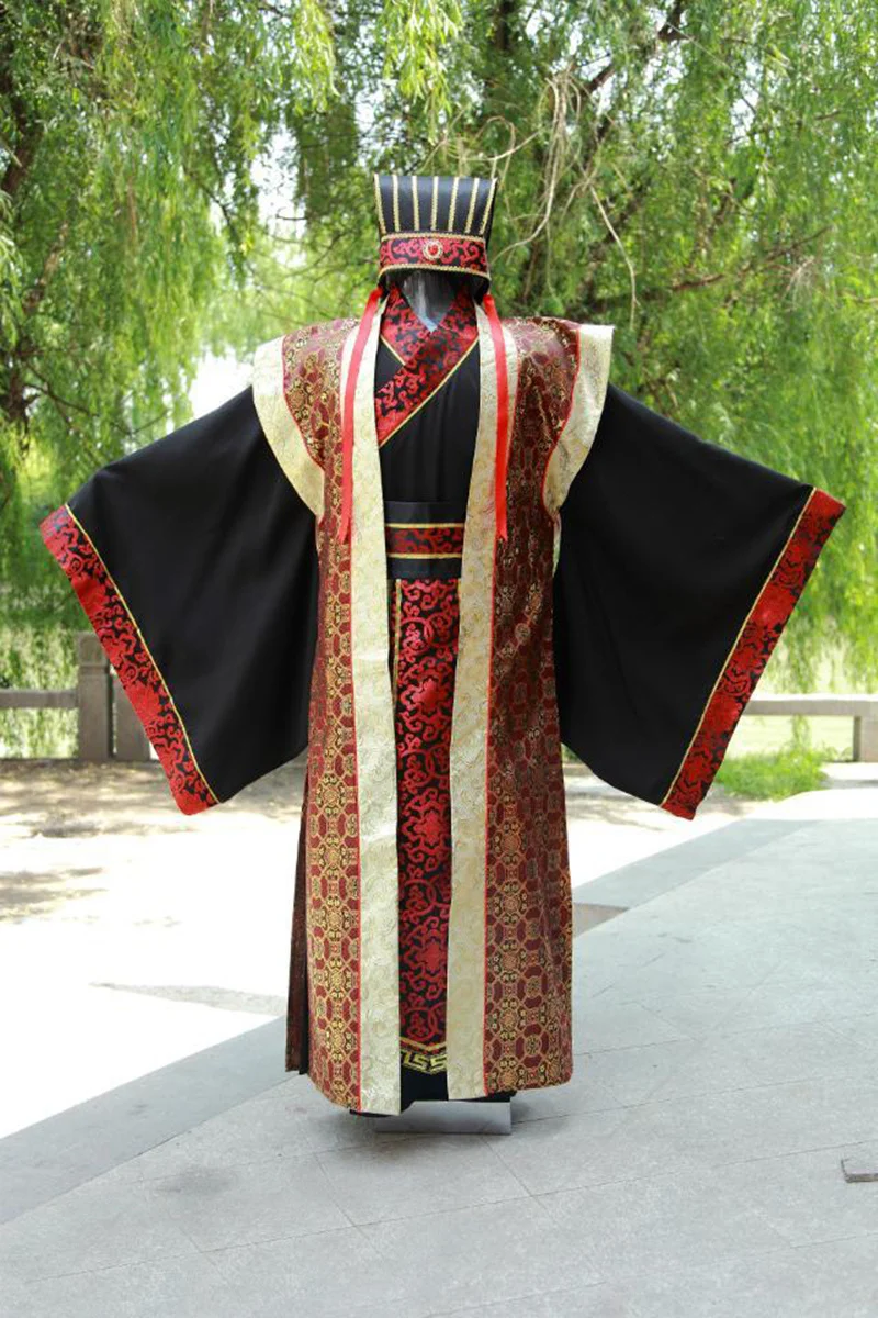 Форма для Кунг фу китайская традиционная мужская одежда костюмы Tang dragon древний император костюмы для мужчин сценическое представление