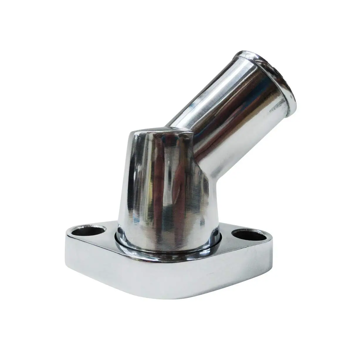 Полированный алюминиевый двигатель поворотный на 45 градусов водяной шейка