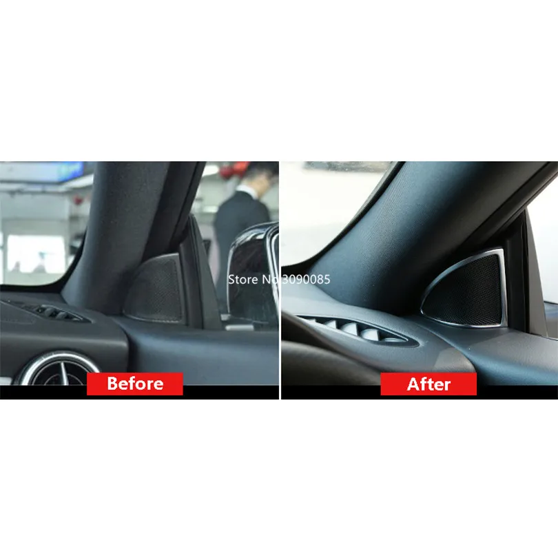 2 шт. хромированные наклейки на раму колонки Mercedes Benz CLA 200 220 260 W117 C117 2014-2017 |
