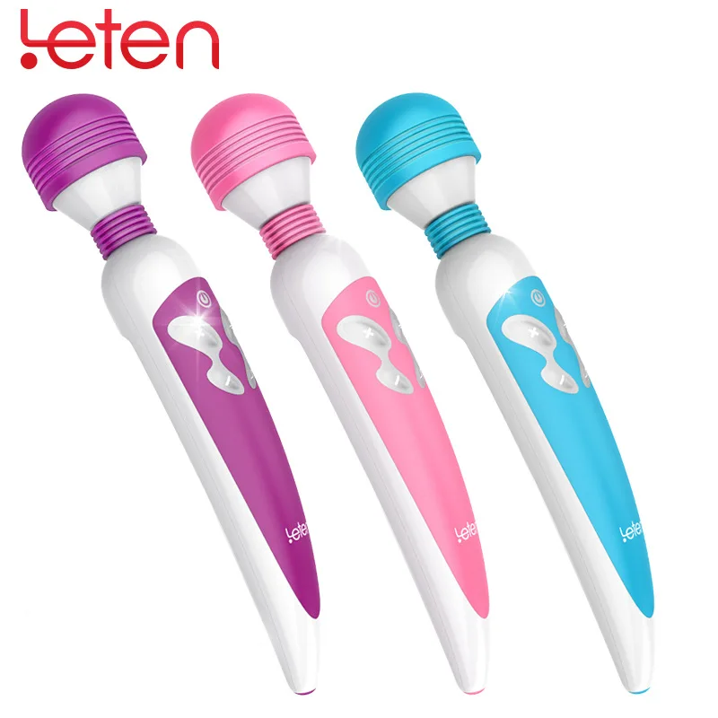 LEten AV вибратор multi скорости волшебная палочка супер сильным silent импульсов USB