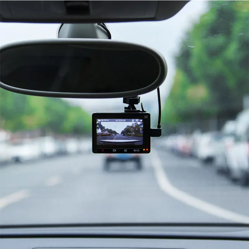 Автомобильный видеорегистратор YI Compact Dash Camera 1080P FHD Wi Fi Разрешение 2.7K Широкий угол